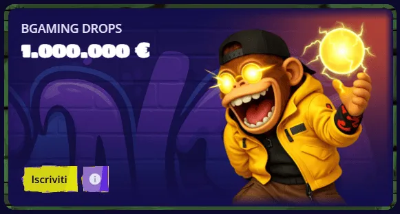Bgaming drops fino a 1000000 euro
